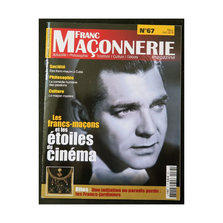 FRANC-MAÇONNERIE Magazine n° 68 2019 aux sources de l'ésotérisme maçonnique
