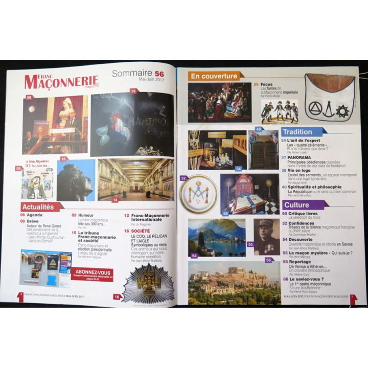 FRANC-MAÇONNERIE Magazine n° 56 2017 Les fastes de la maçonnerie impériale