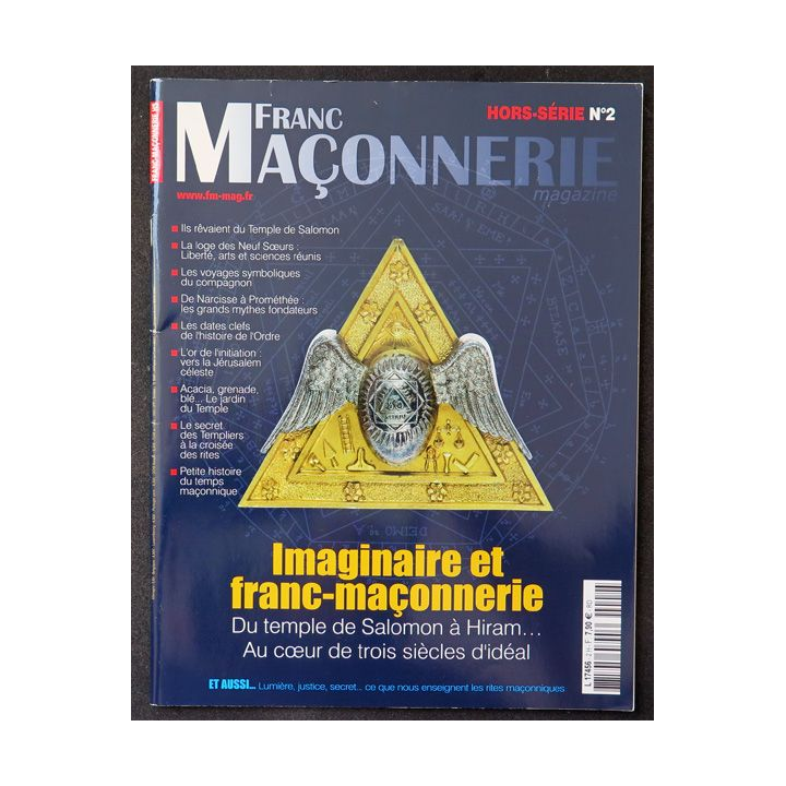 FRANC-MAÇONNERIE Magazine HS n° 2 Imaginaire et Franc-maçonnerie