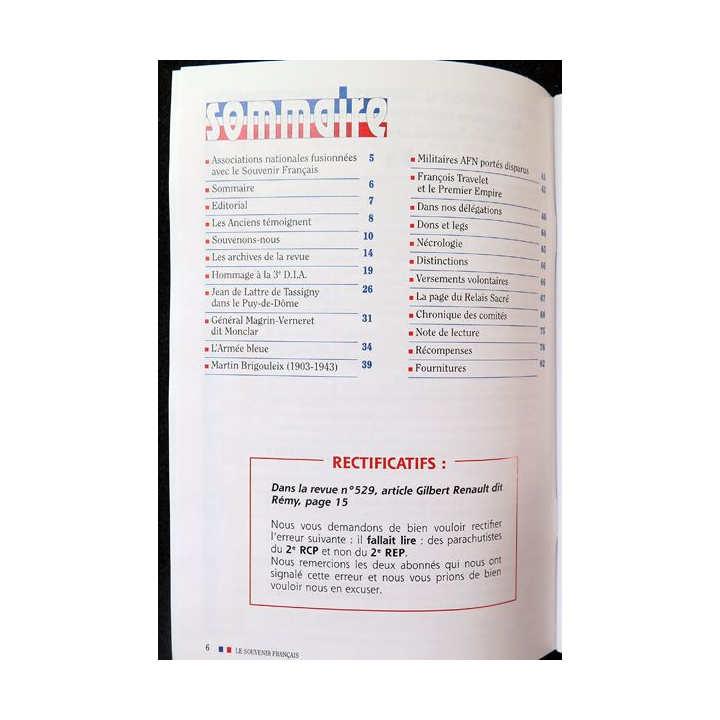 Le Souvenir Français N° 530 : bulletin Avril 2023