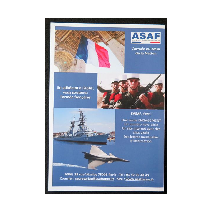 ASAF N°138 : bulletin ENGAGEMENT de l'association de soutien à l'armée française Printemps 2023