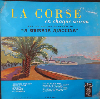 Disque 33 Tours La Corse en chaque saison par A Sirinata Ajaccina