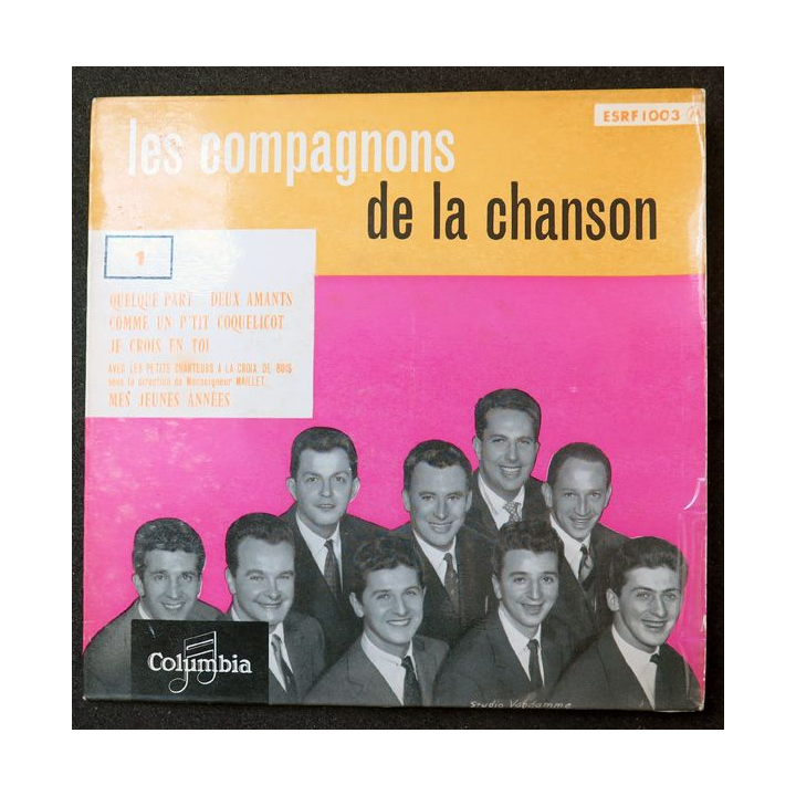 Disque 45 Tours Les compagnons de la chanson 1