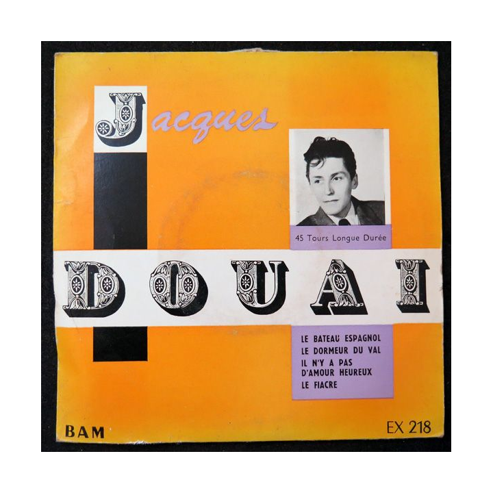 Disque 45 Tours Jacques Douai