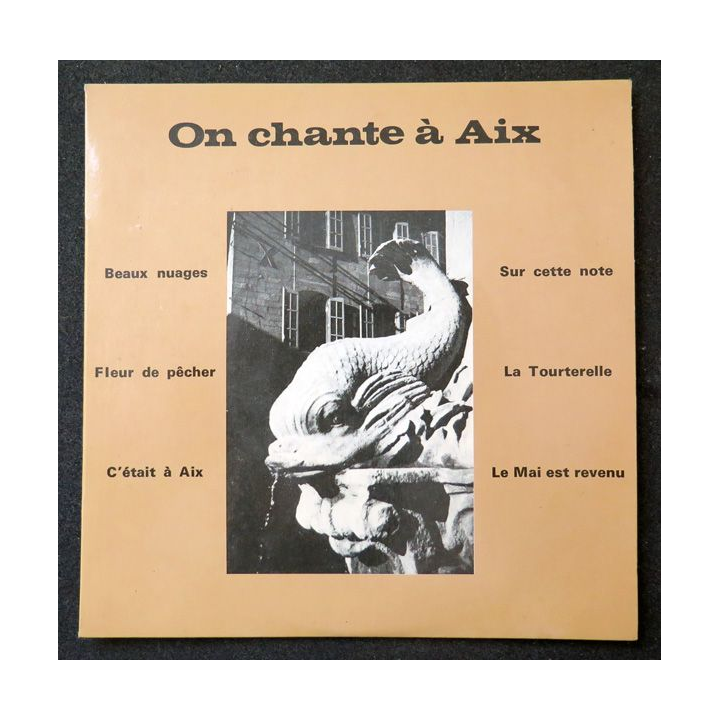 Disque 45 Tours On chante à Aix de Micheline Ricavy 