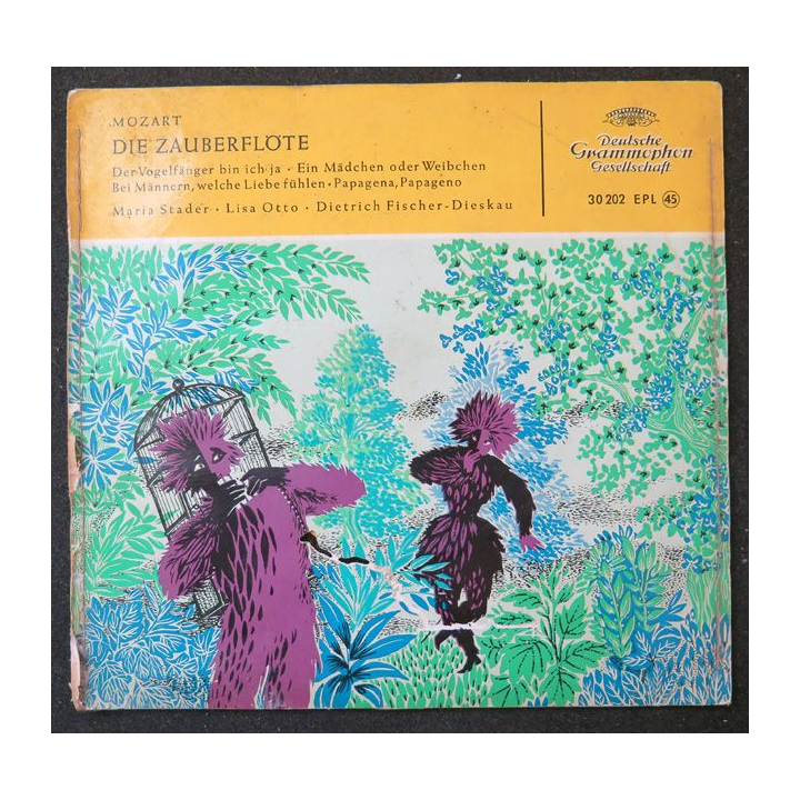 Disque 45 Tours Die Zauberflötte de Mozart