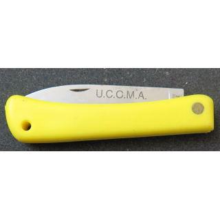 Couteau UCOMA en acier Florinox manche en résine  longueur repliée 10,5 cm