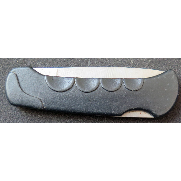 Couteau chinois à cran d'arrêt en acier inoxydable manche en baquélite longueur repliée 11,5 cm
