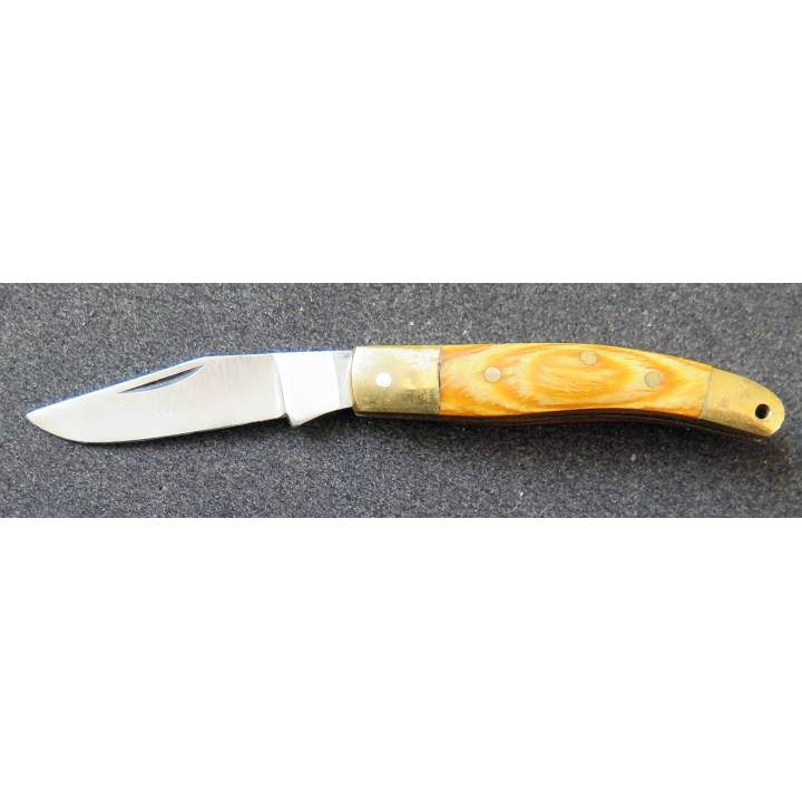 Couteau chinois 3 fonctions en acier inoxydable manche en métaln longueur repliée 11 cm
