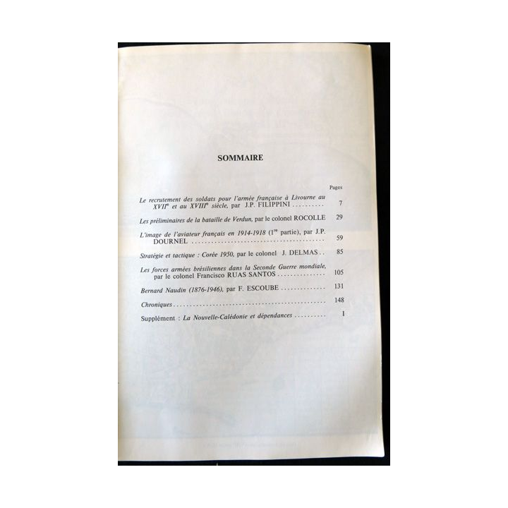 Revue Historique des Armées - 2° année - 1975 - N° 4