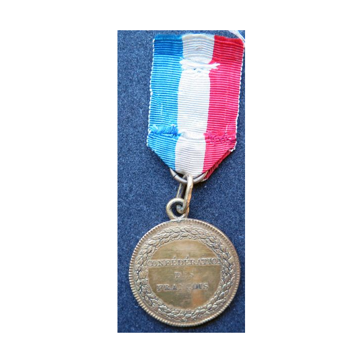 FRANCE : médaille commémorative de la Confédération des François 14 juillet 1790