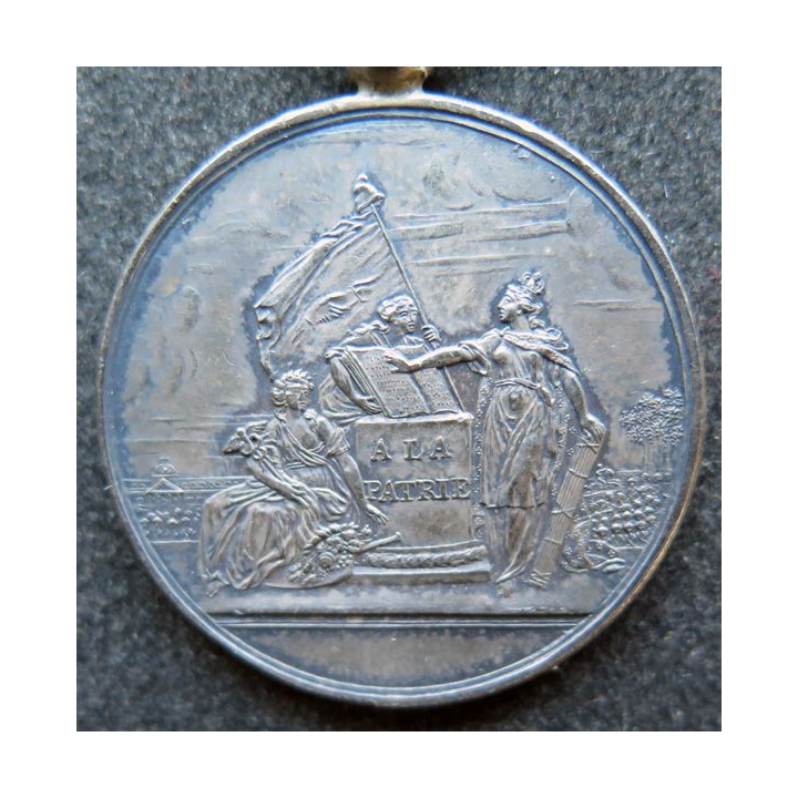 FRANCE : Rare médaille commémorative de la Confédération des François 14 juillet 1790