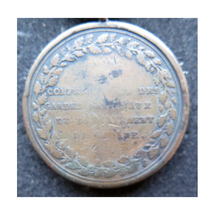 confédération de la Garde Nationale du département de l'Orne à Alençon 14 juillet 1791