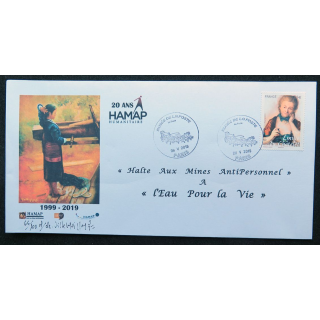 Enveloppe 1° Jour du 20° anniversaire de l'ONG HAMAP-Humanitaire