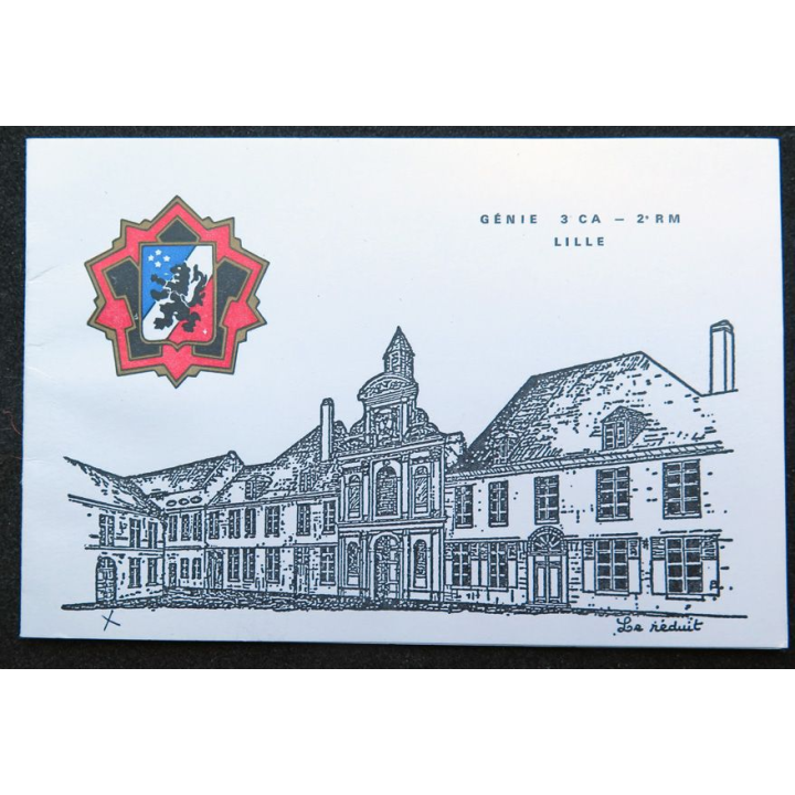 Carte de correspondance du Génie du 3° CA de la 2° RM de Lille