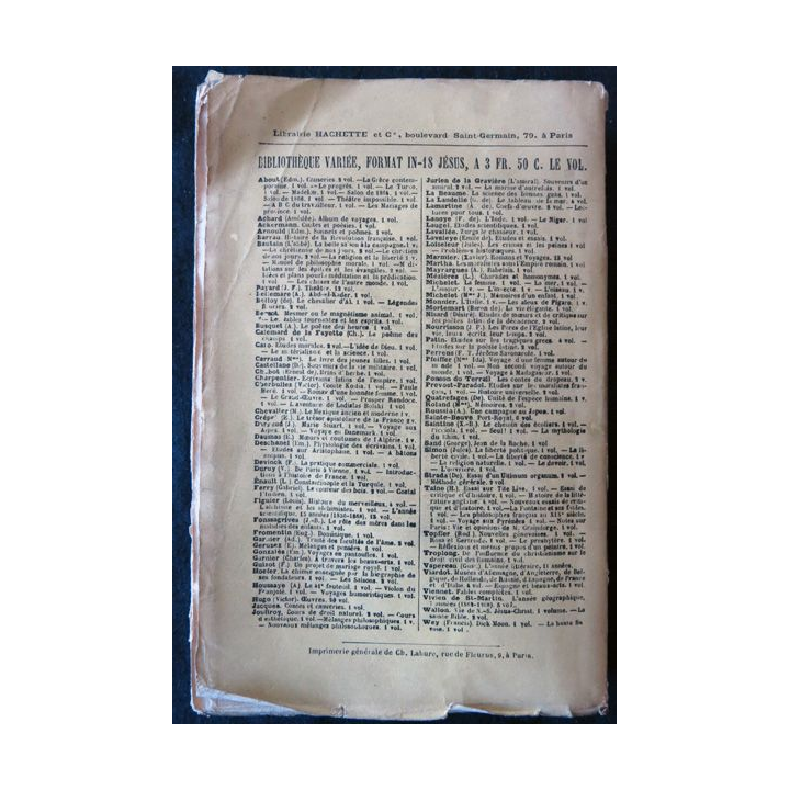 Les Orientales - Les feuilles d'automne - Les chants du crépuscules de Victor Hugo Librairie Hachette & Cie Paris 1870
