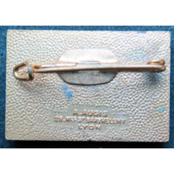 JULES VERNE : insigne du navire atelier Jules Verne Augis en émail