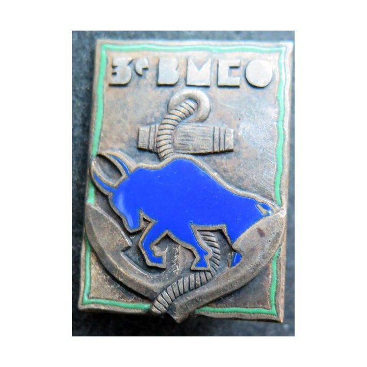 3° BMEO : 3° Bataillon de Marche d’ Extrême Orient Drago Béranger Déposé en émail 