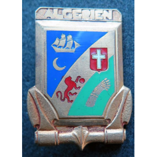 ALGERIEN : insigne de l'escorteur Algérien Courtois en émail