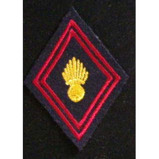 LOSANGE DE BRAS MODÈLE 45 : RÉGIMENT D'INFANTERIE CADRE