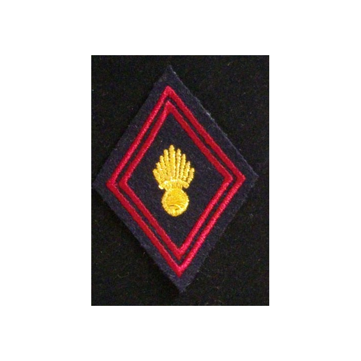 LOSANGE DE BRAS MODÈLE 45 : RÉGIMENT D'INFANTERIE CADRE