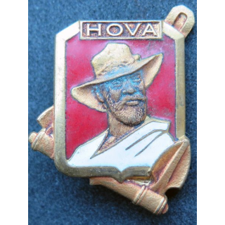 HOVA : Escorteur Hova de fabrication Courtois en émail