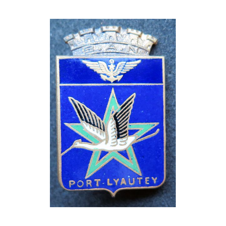 BAN PORT LYAUTEY : insigne de la base aéronavale de Port Lyautey