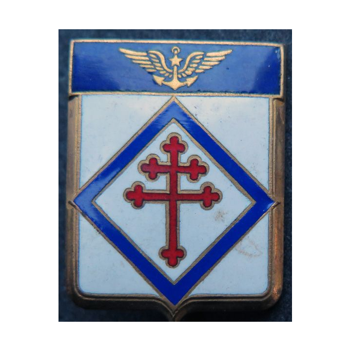 FLOTILLE 6 F : insigne de la Flotille 6 F Courtois en émail 