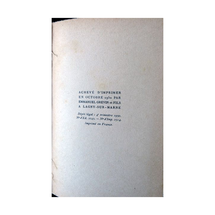 Volpone de Jules Romains & Stéfan Zweig aux éditions Gallimard 1950