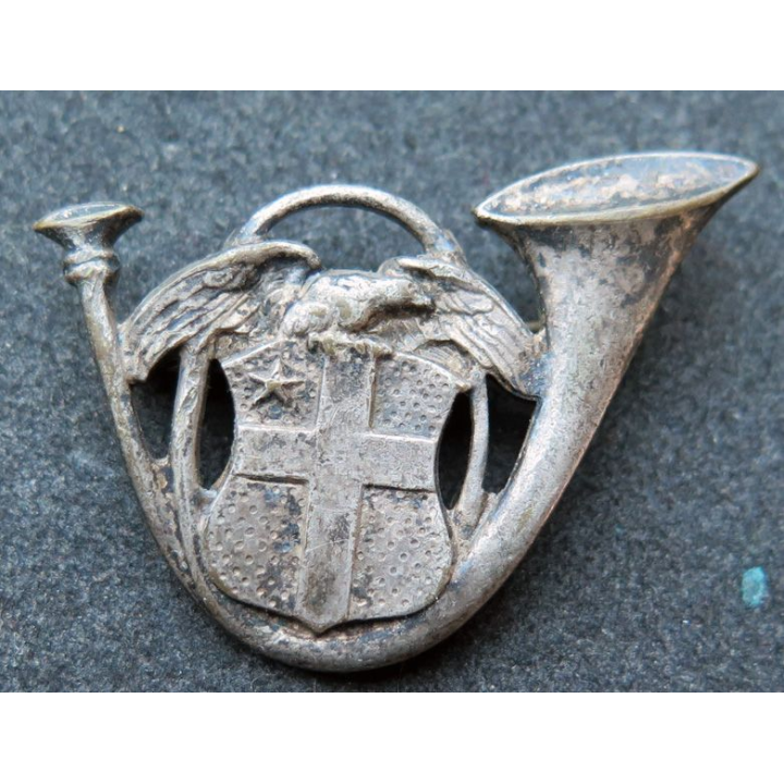 13° BCA : insigne métallique du 13° bataillon de chasseurs alpins de fabrication Drago Paris