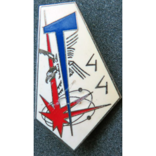 44° RT : insigne du 44° régiment de transmissions de fabrication Delsart G. 2308