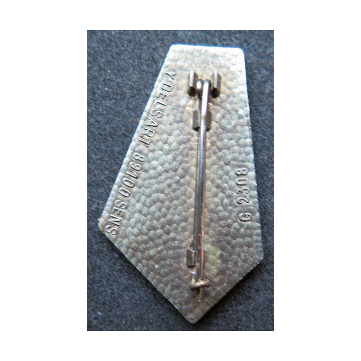 44° RT : insigne du 44° régiment de transmissions de fabrication Delsart G. 2308