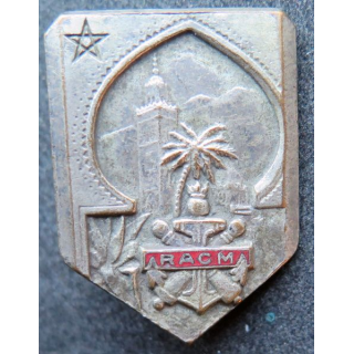 RACM :  Insigne du régiment d'artillerie colonial du Maroc Drago Paris H.192 2 boléros