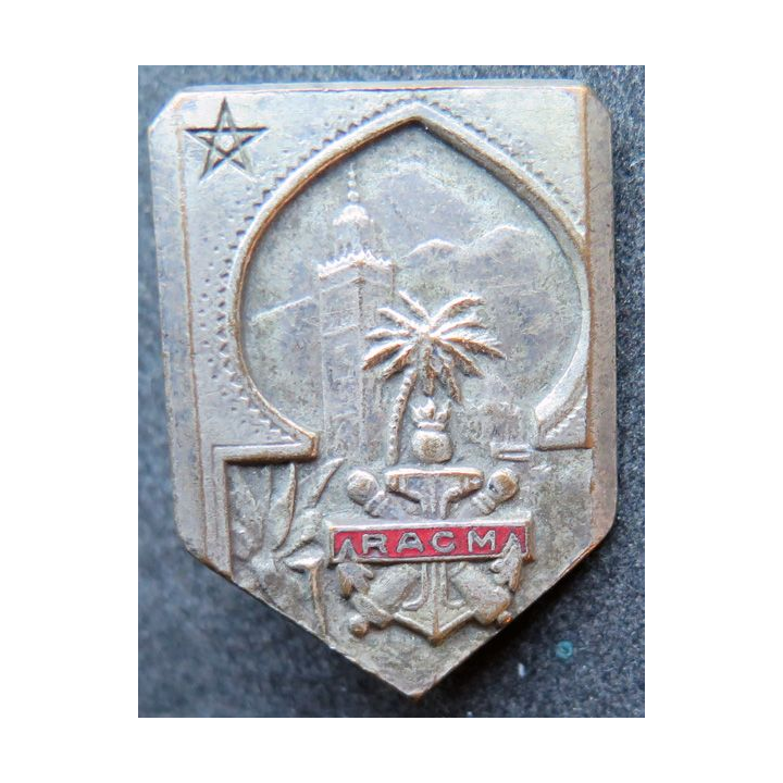RACM :  Insigne du régiment d'artillerie colonial du Maroc Drago Paris H.192 2 boléros