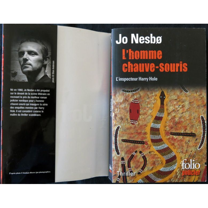 L'inspecteur Harry Hole - L'homme chauve-souris de Jo Nesbø Editions Folio Policier