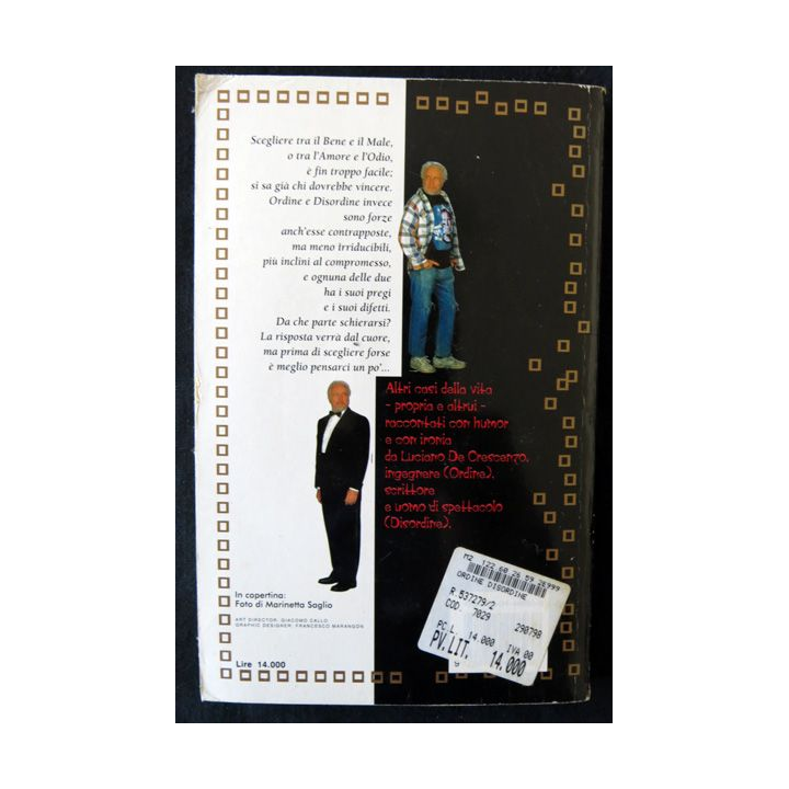 Ordine & Discordine de Luciano de Crescenzo aux éditions Arnoldo Mondadori Editore