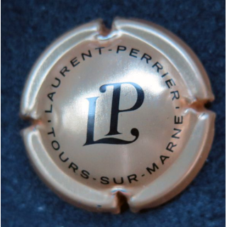 Capsule Muselet de bouteille de champagne LAURENT-PERRIER n° 58f Or pâle et noir