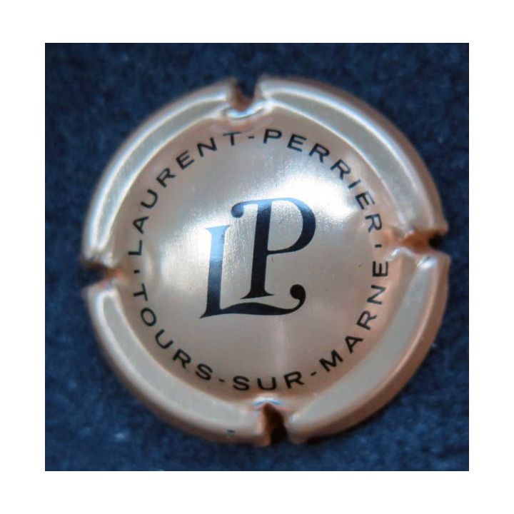 Capsule Muselet de bouteille de champagne LAURENT-PERRIER n° 58f Or pâle et noir