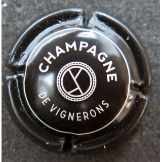 Capsule Muselet de bouteille générique CHAMPAGNE DE VIGNERONS n° 1185