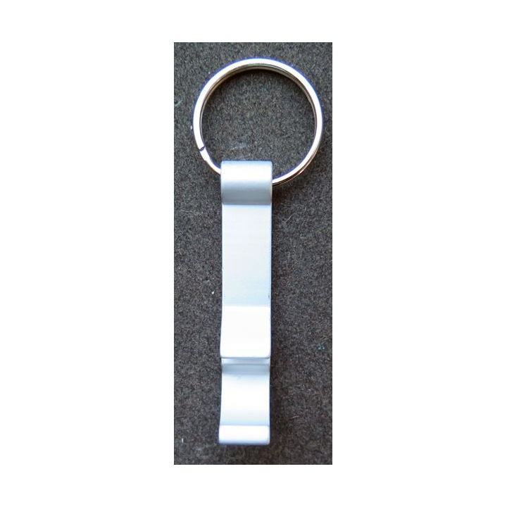 Porte clefs décapsuleur en aluminium