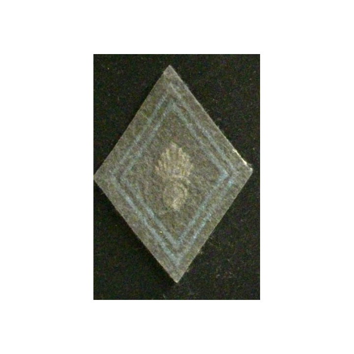 LOSANGE DE BRAS MODÈLE 45 : RÉGIMENT ABC DE HUSSARDS CADRE