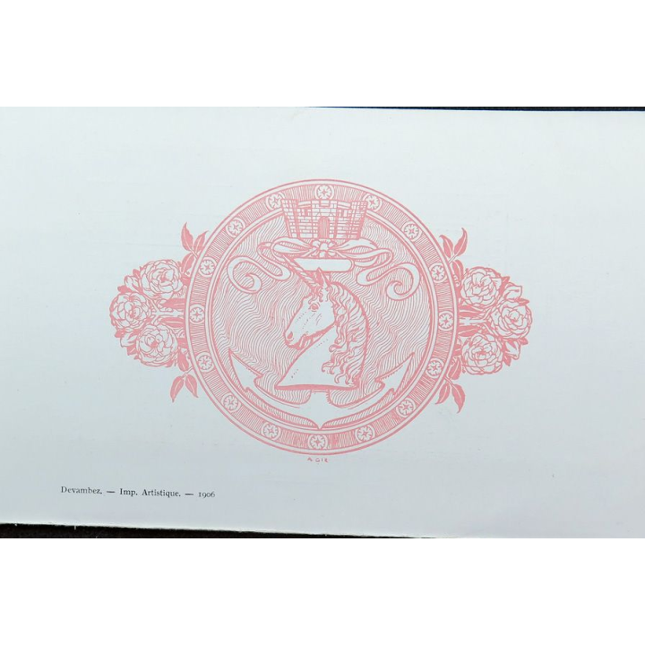 Carte de menu et boissons du 30 mai 1907 du Paquebot Polynésien