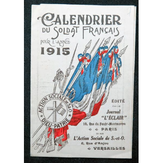 Calendrier du Soldat Français pour l'année 2015