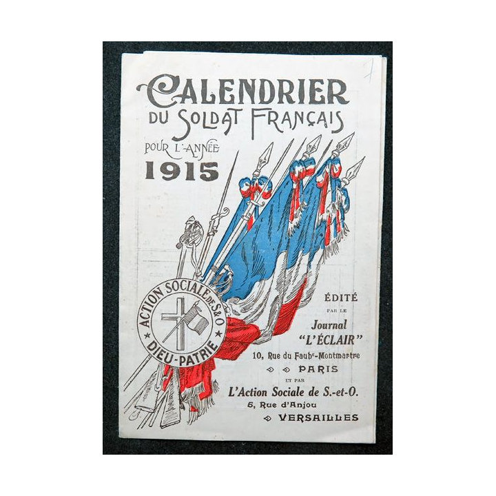 Calendrier du Soldat Français pour l'année 2015