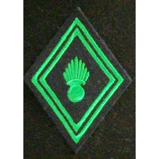 LOSANGE DE BRAS MODÈLE 45 : RÉGIMENT ABC DE CHASSEURS TROUPE