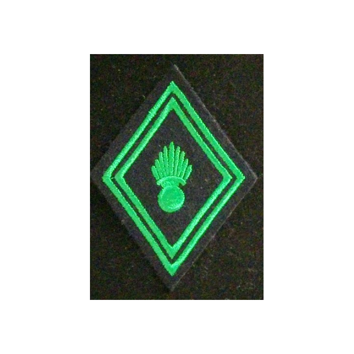 LOSANGE DE BRAS MODÈLE 45 : RÉGIMENT ABC DE CHASSEURS TROUPE