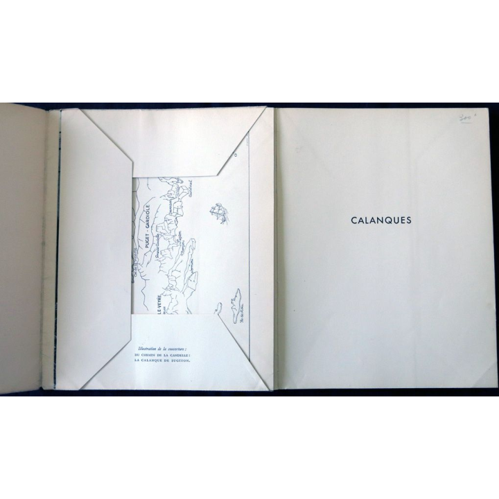 Calanques de G. Rebuffat - G.M. Ollive aux éditions Arthaud (1949)