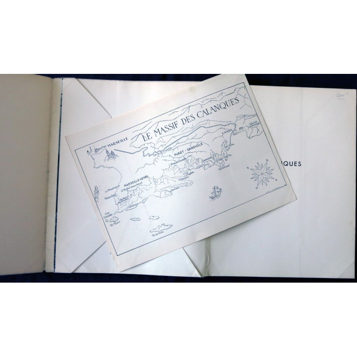 Calanques de G. Rebuffat - G.M. Ollive aux éditions Arthaud (1949)