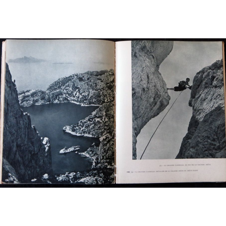Calanques de G. Rebuffat - G.M. Ollive aux éditions Arthaud (1949)