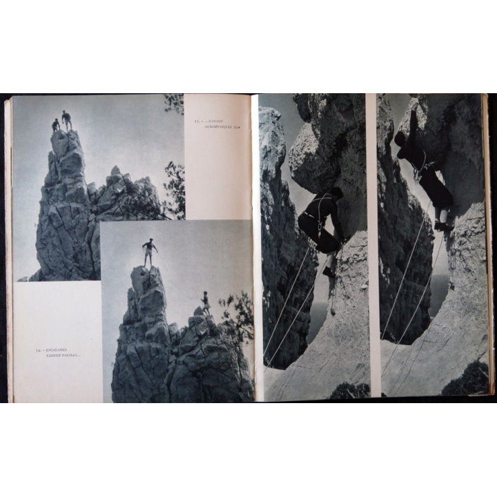 Calanques de G. Rebuffat - G.M. Ollive aux éditions Arthaud (1949)